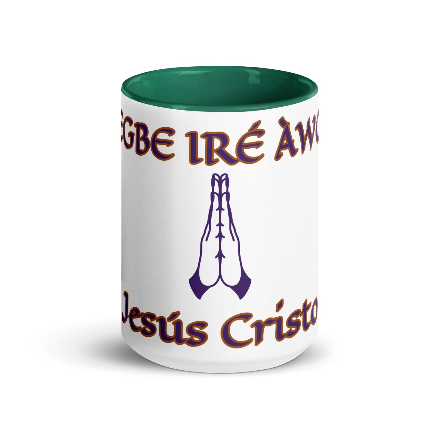 Egbe Jesús Cristo 2 White Mug with Color Inside