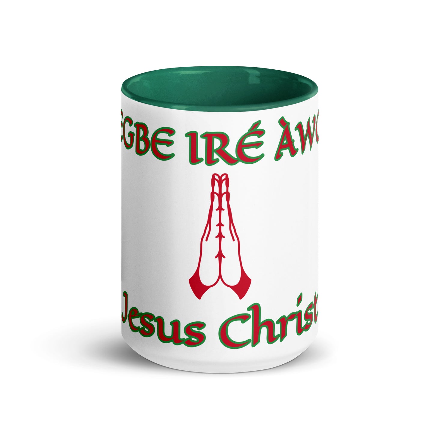 Egbe Jesus Christ 1 white Mug with Color Inside