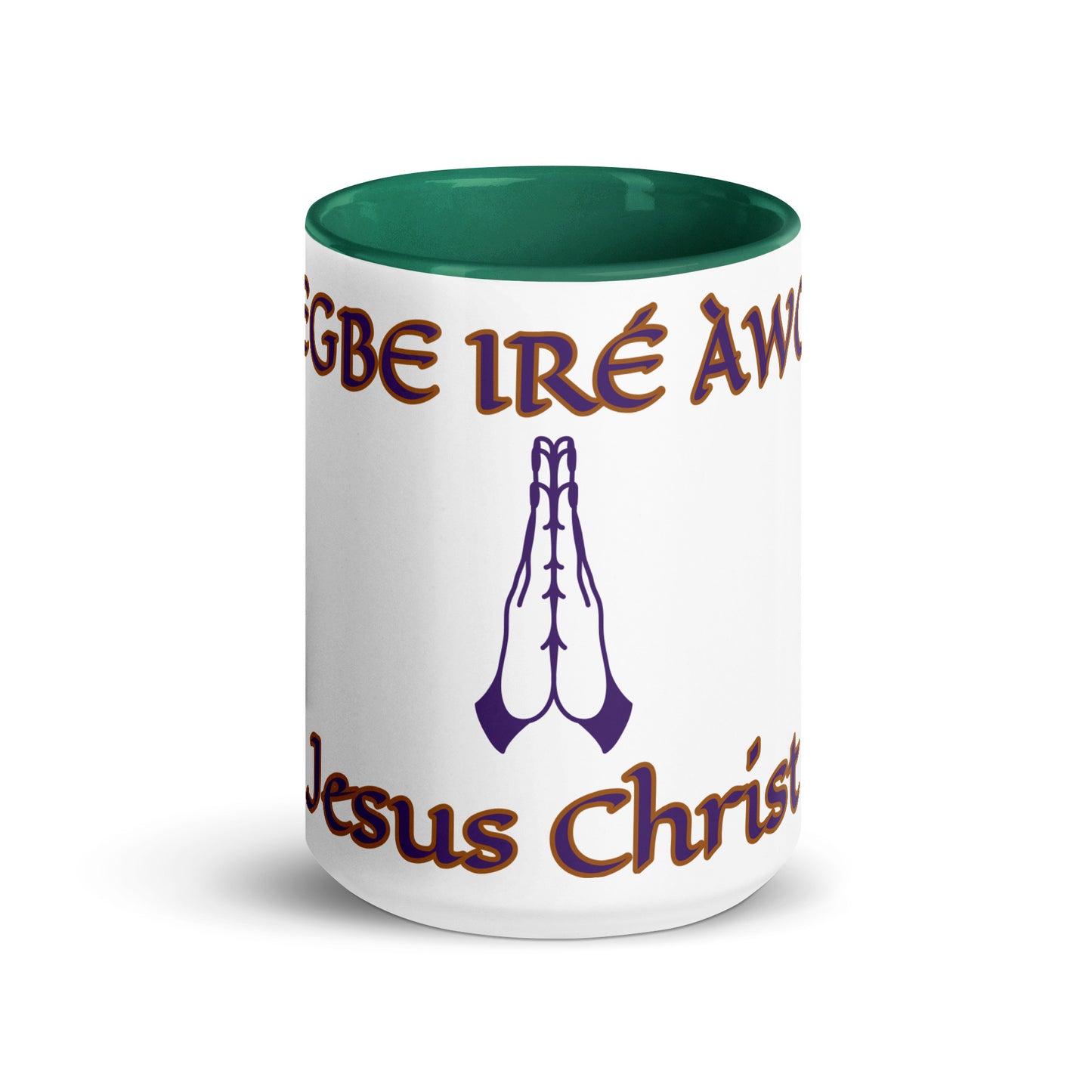 Egbe Jesus Christ 2 white Mug with Color Inside