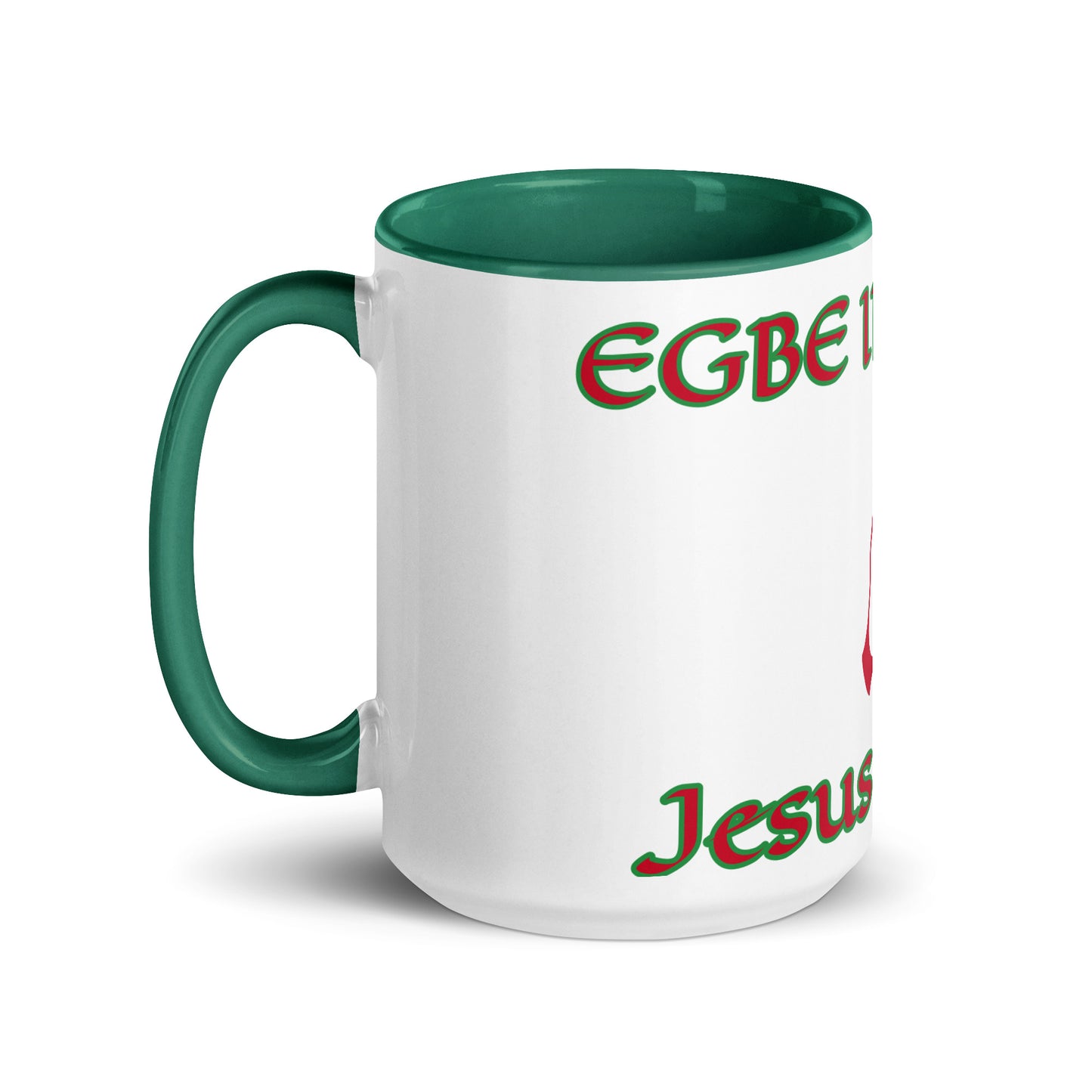 Egbe Jesus Christ 1 white Mug with Color Inside