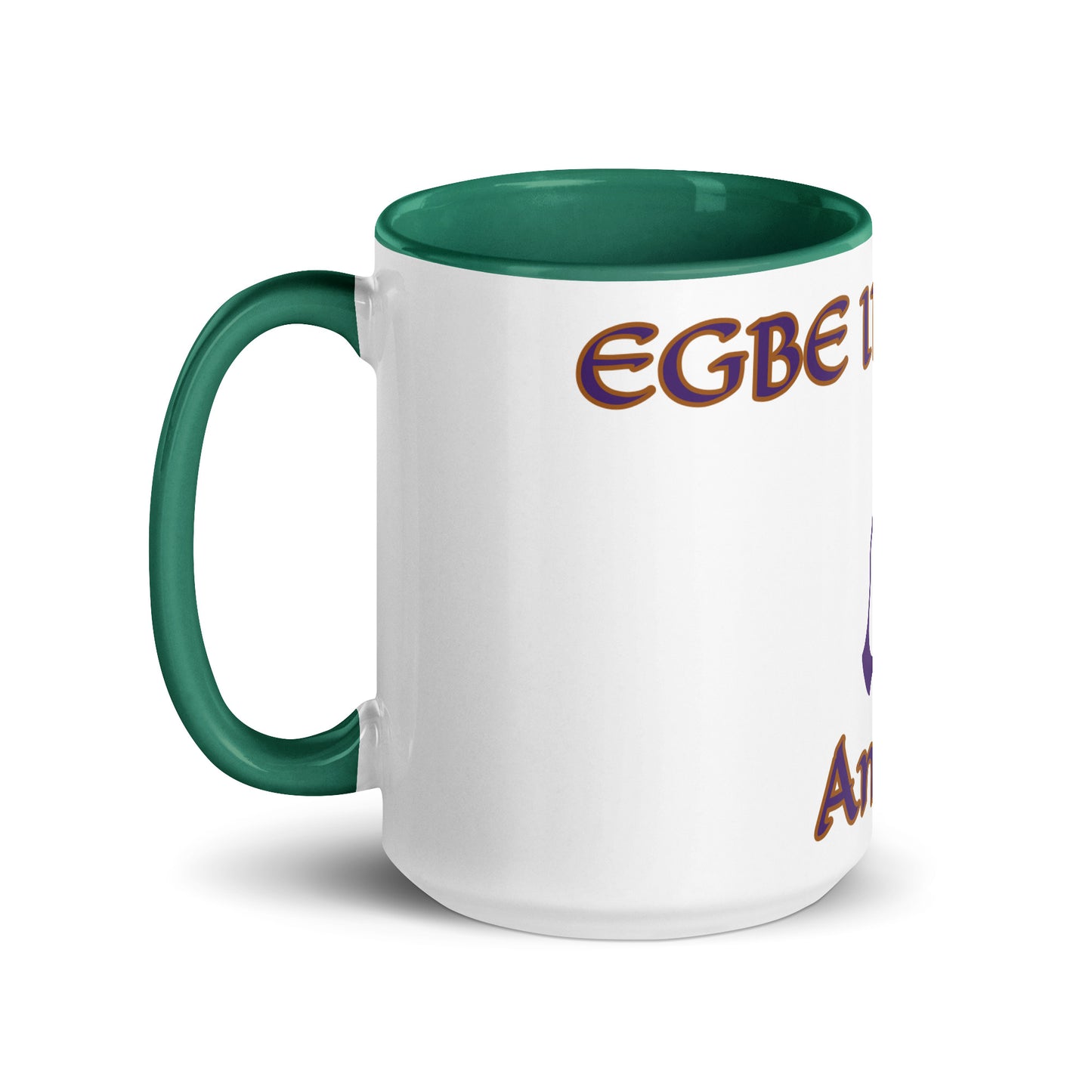 Egbe Amen 2 white Mug with Color Inside