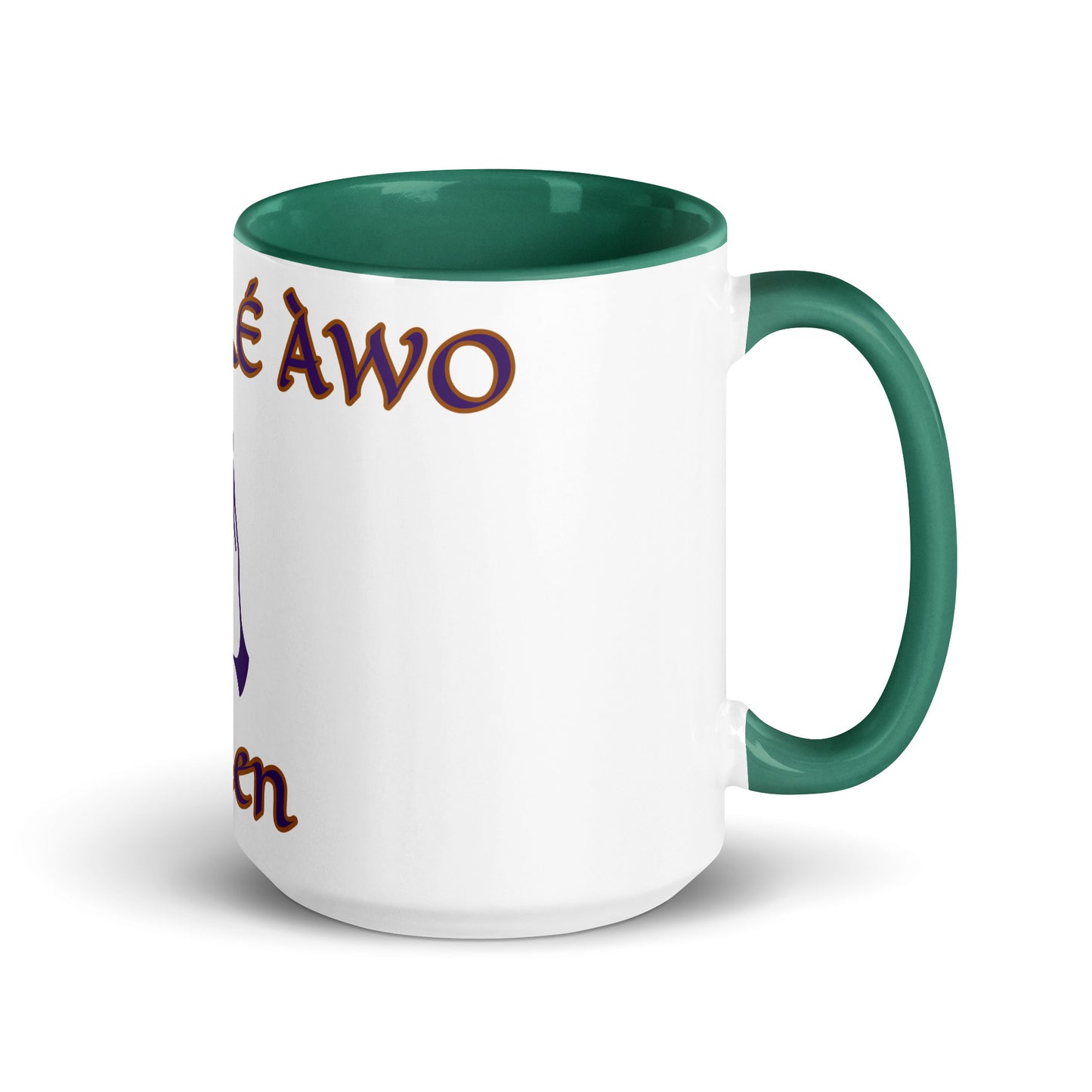 Egbe Amén 2 white Mug with Color Inside