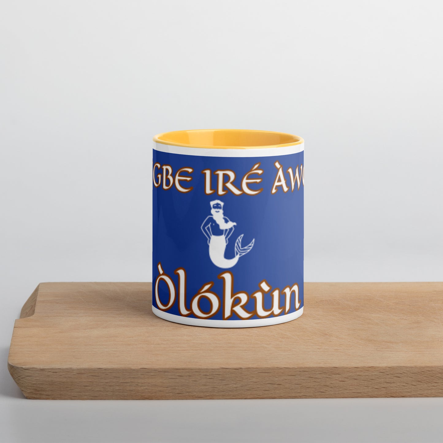 Egbe Olokun Mug with Color Inside