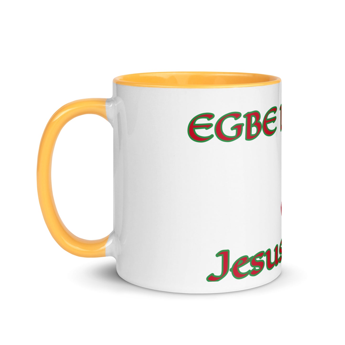 Egbe Jesus Christ 1 white Mug with Color Inside