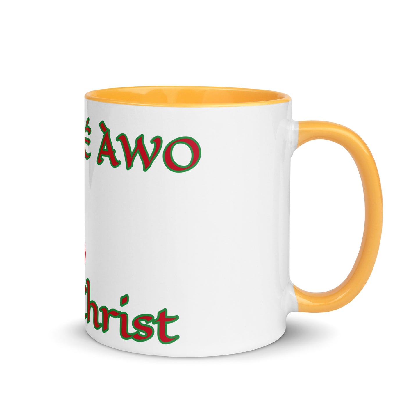 Egbe Jesus Christ 1 white Mug with Color Inside