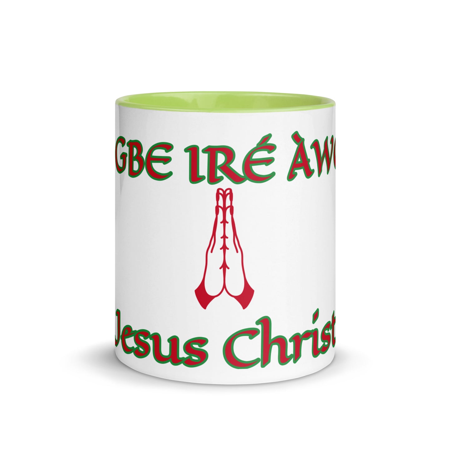 Egbe Jesus Christ 1 white Mug with Color Inside