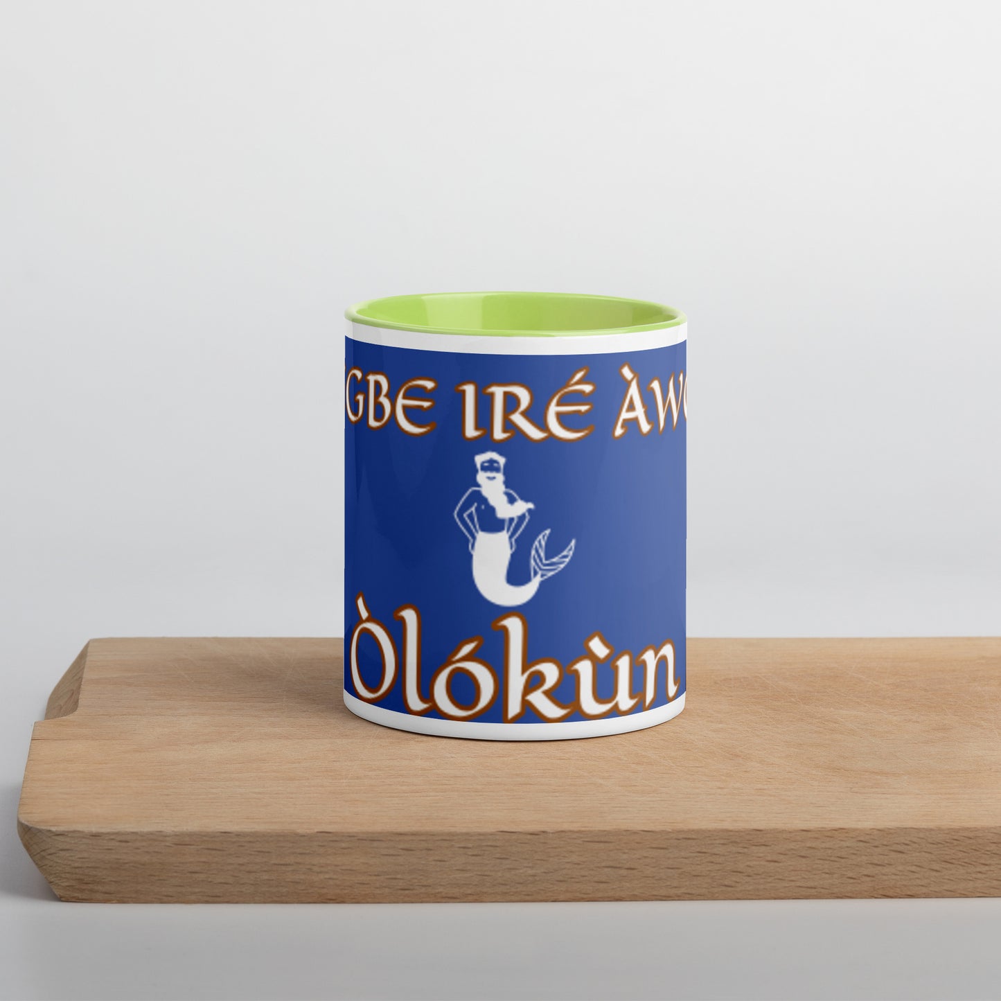 Egbe Olokun Mug with Color Inside