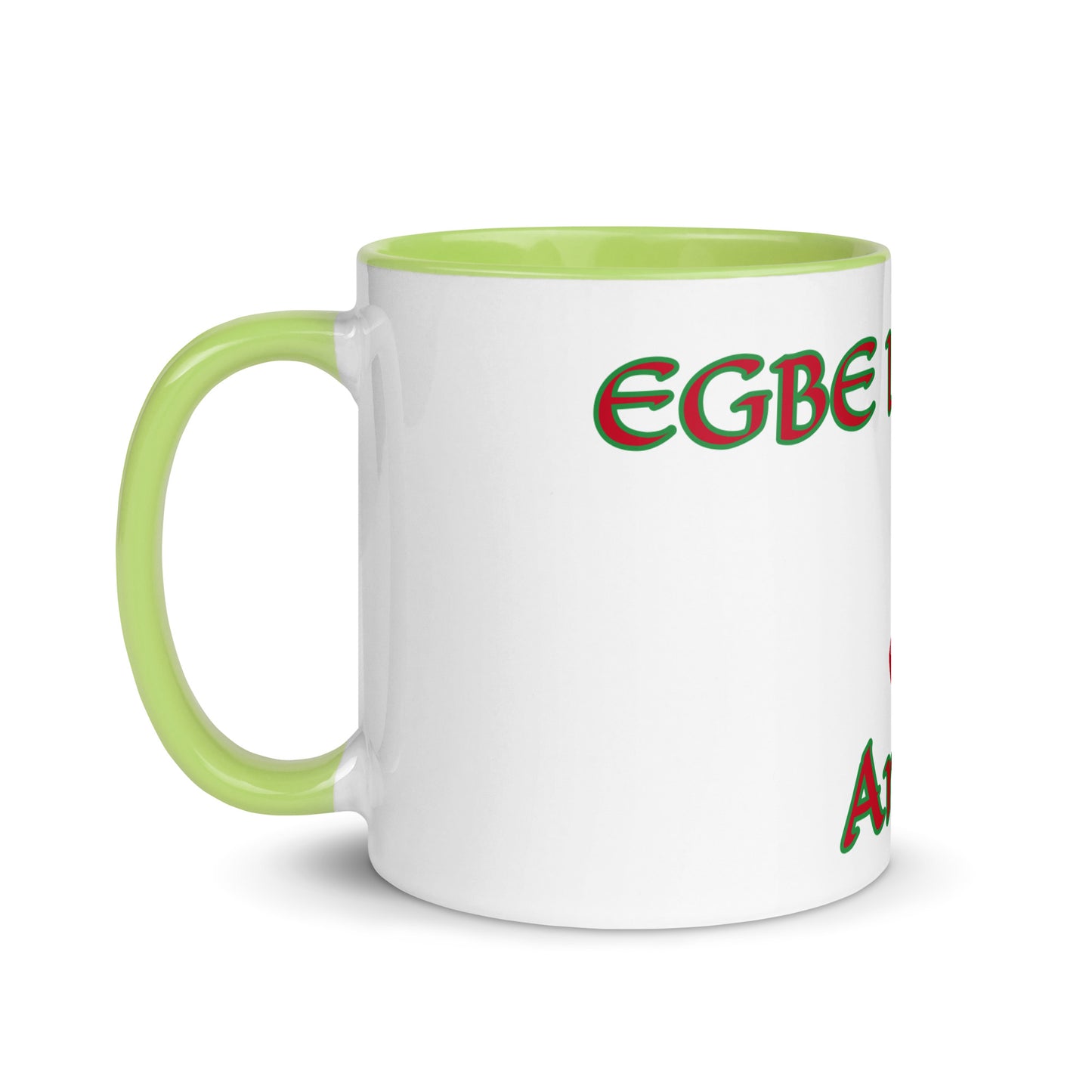 Egbe Amen 1 white Mug with Color Inside