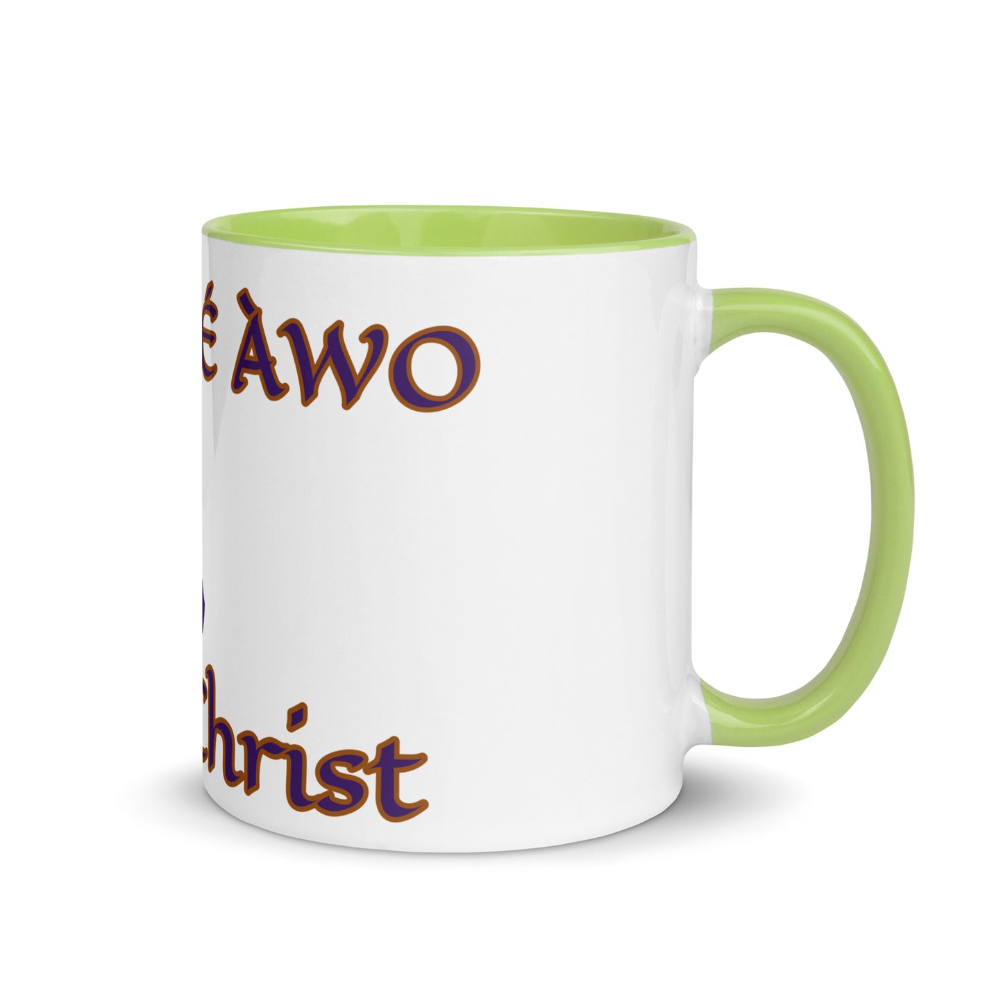 Egbe Jesus Christ 2 white Mug with Color Inside