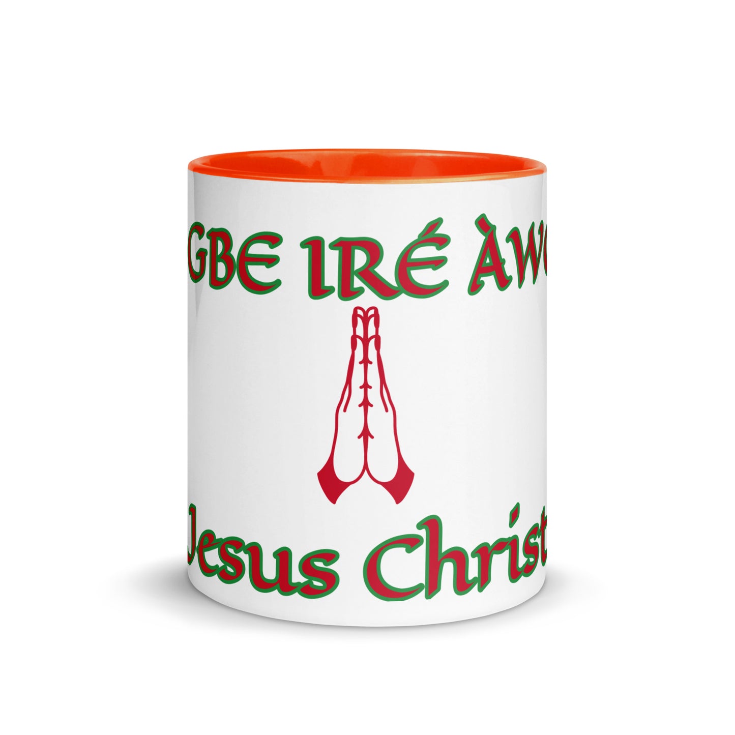 Egbe Jesus Christ 1 white Mug with Color Inside