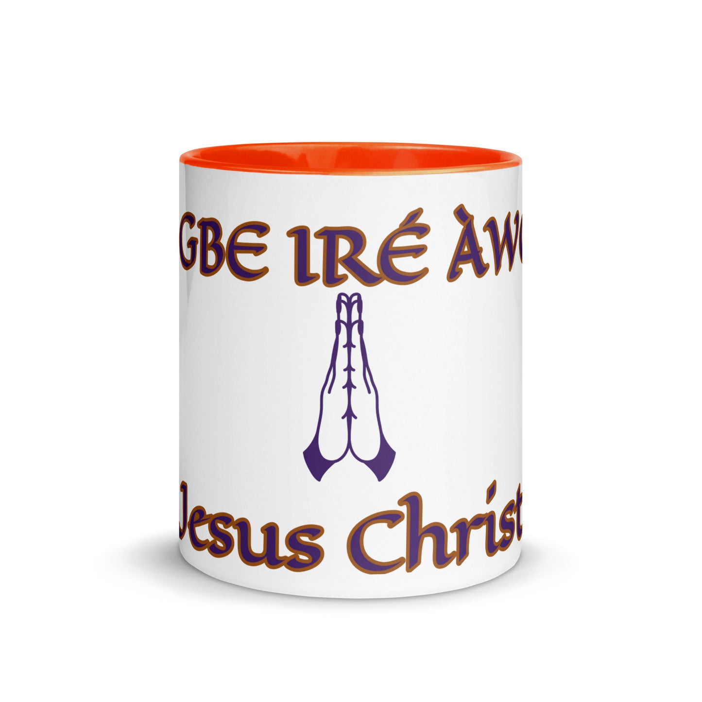 Egbe Jesus Christ 2 white Mug with Color Inside