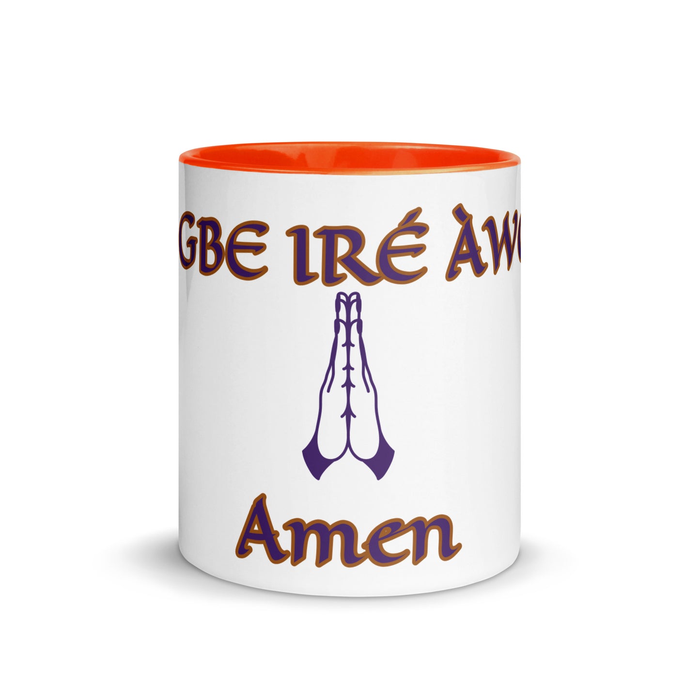 Egbe Amén 2 white Mug with Color Inside