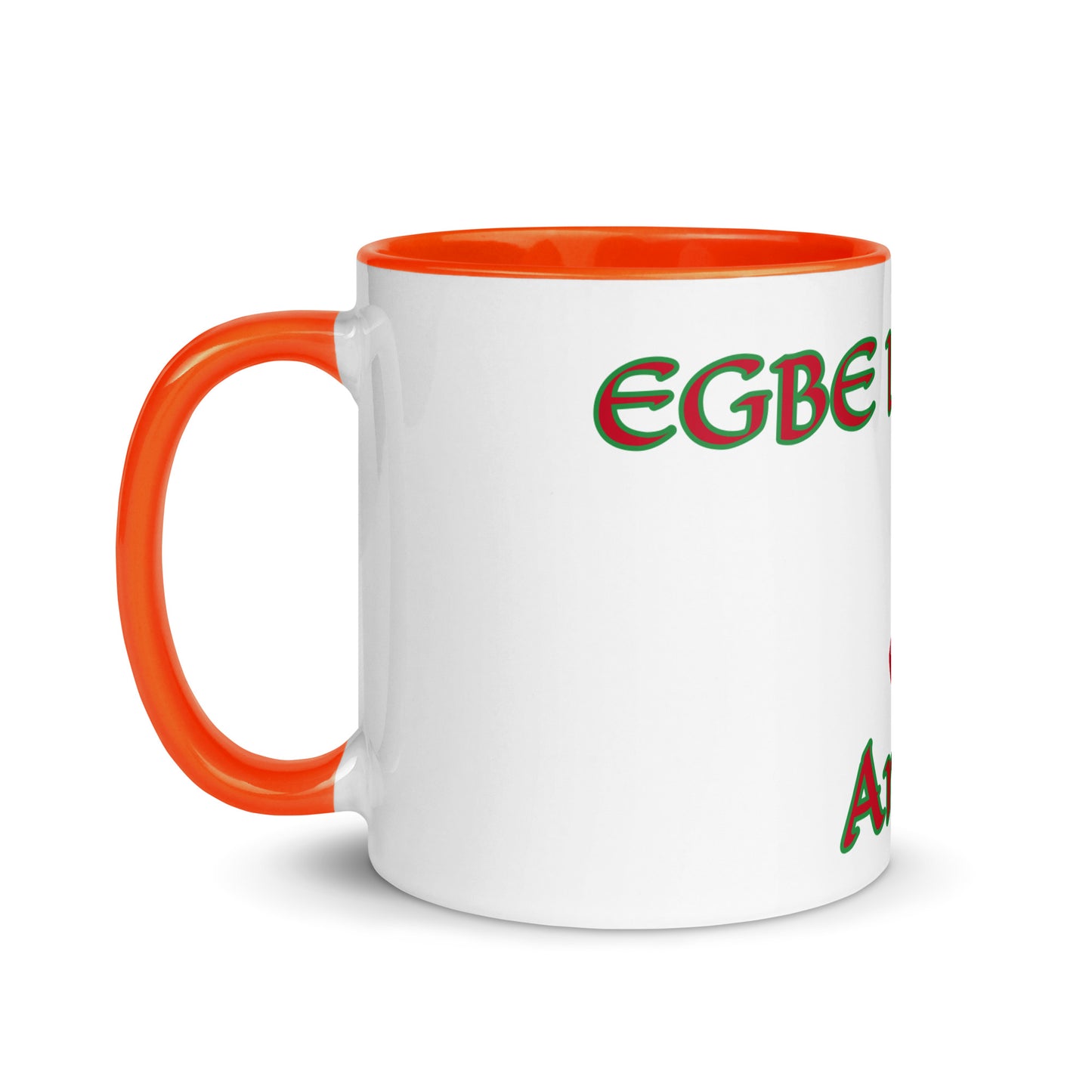 Egbe Amen 1 white Mug with Color Inside