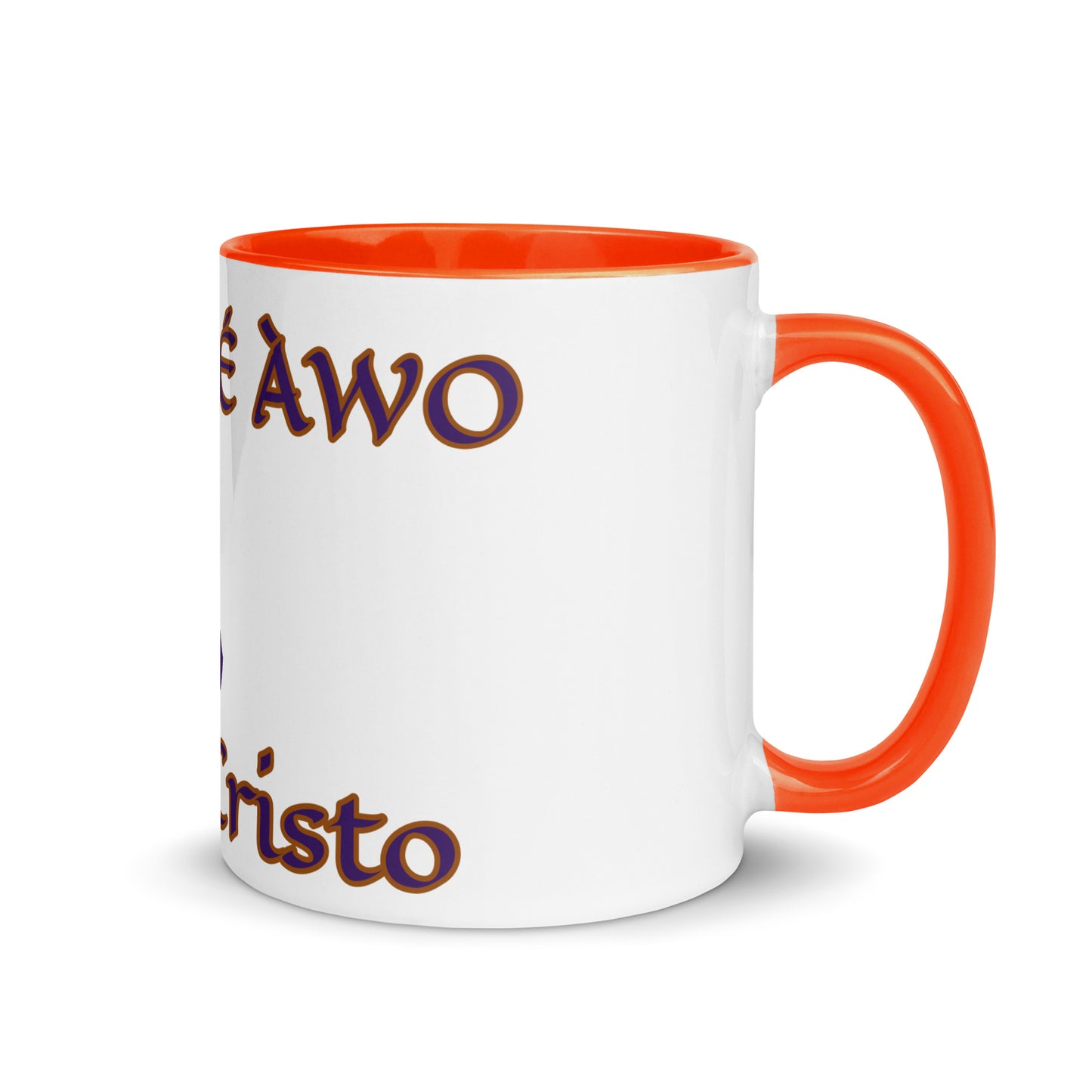 Egbe Jesús Cristo 2 White Mug with Color Inside