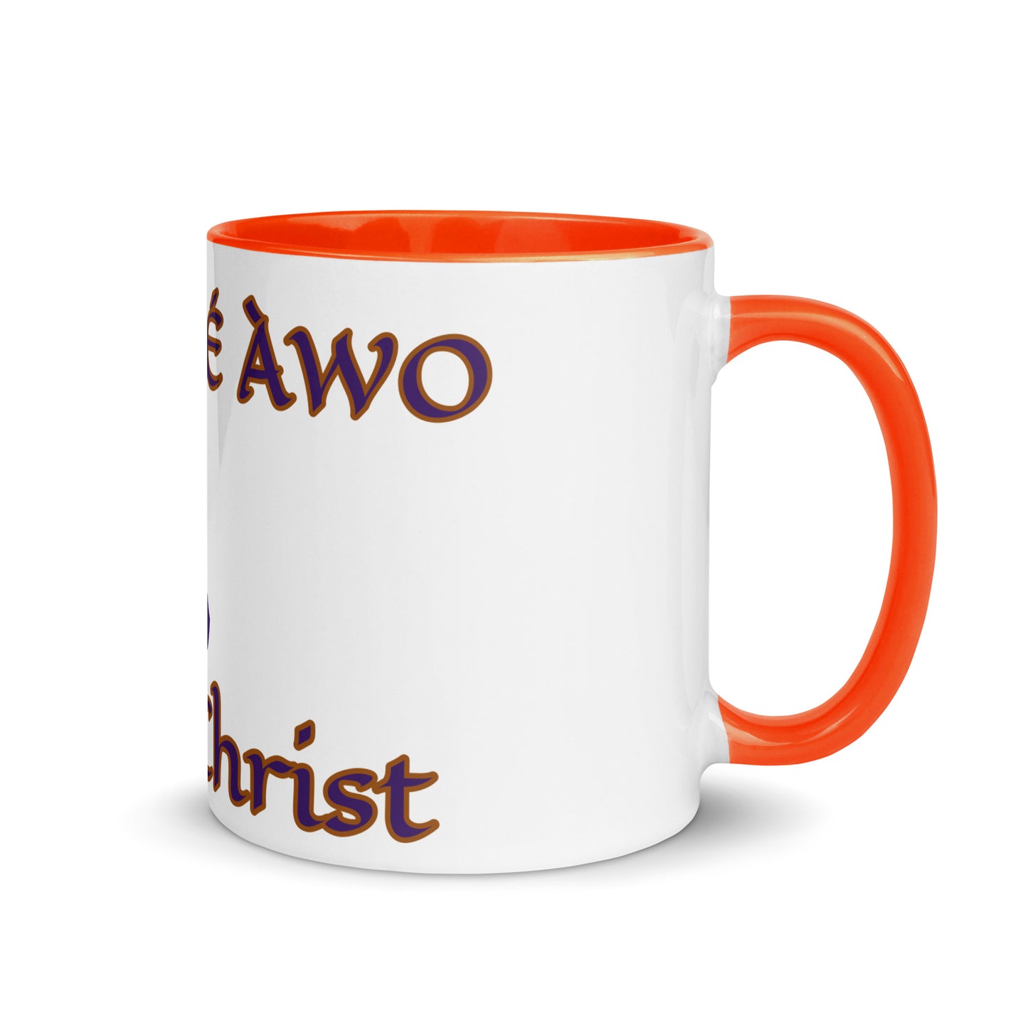 Egbe Jesus Christ 2 white Mug with Color Inside