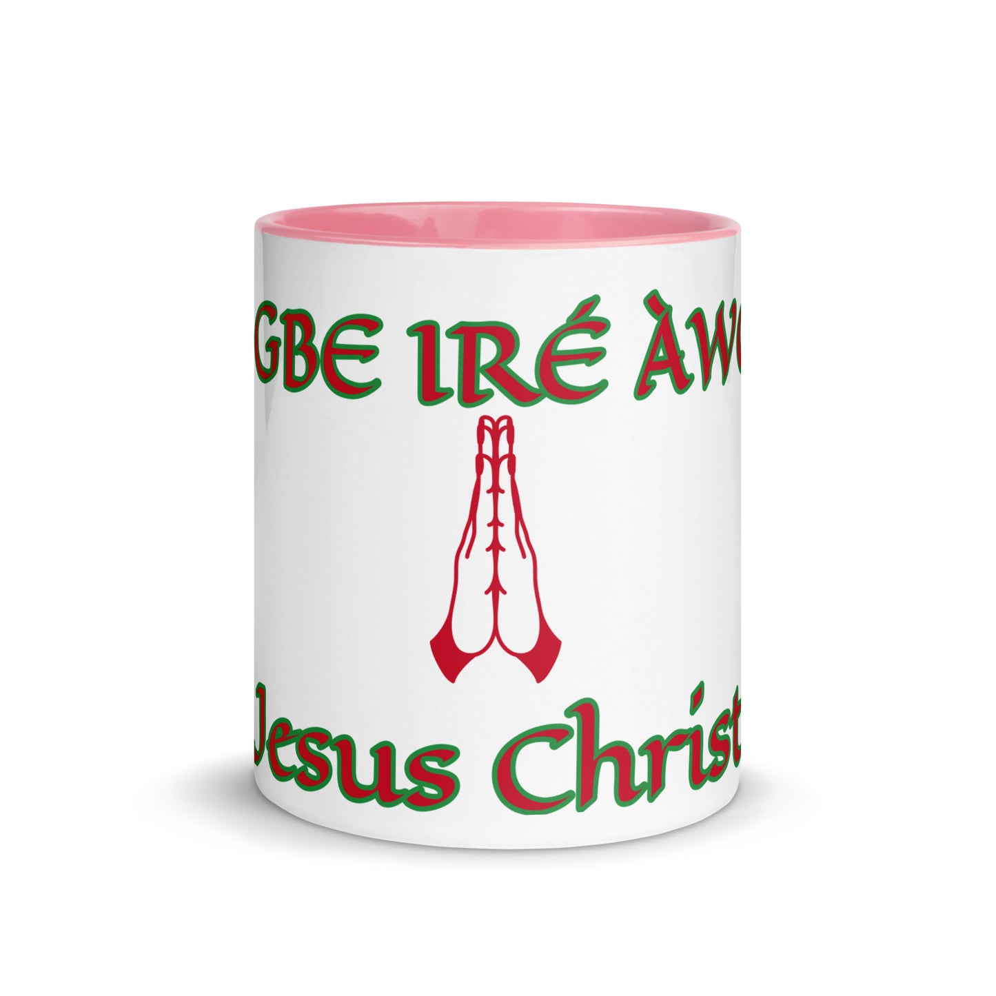 Egbe Jesus Christ 1 white Mug with Color Inside