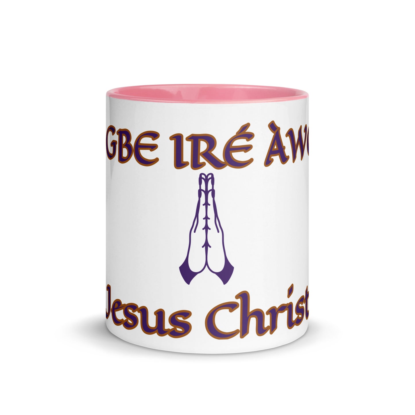 Egbe Jesus Christ 2 white Mug with Color Inside