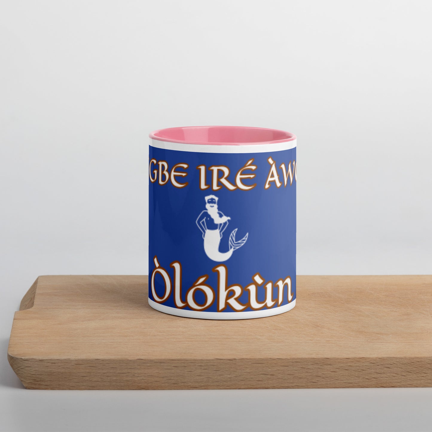 Egbe Olokun Mug with Color Inside