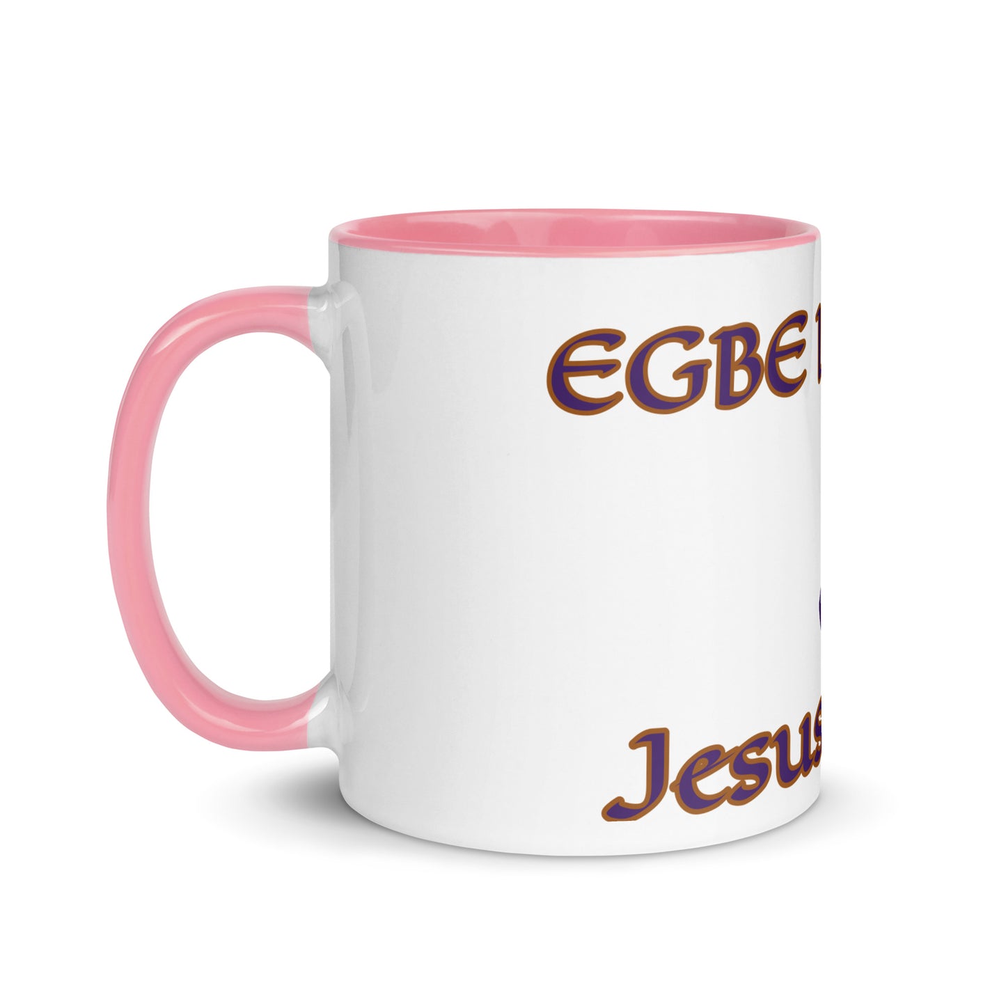 Egbe Jesus Christ 2 white Mug with Color Inside