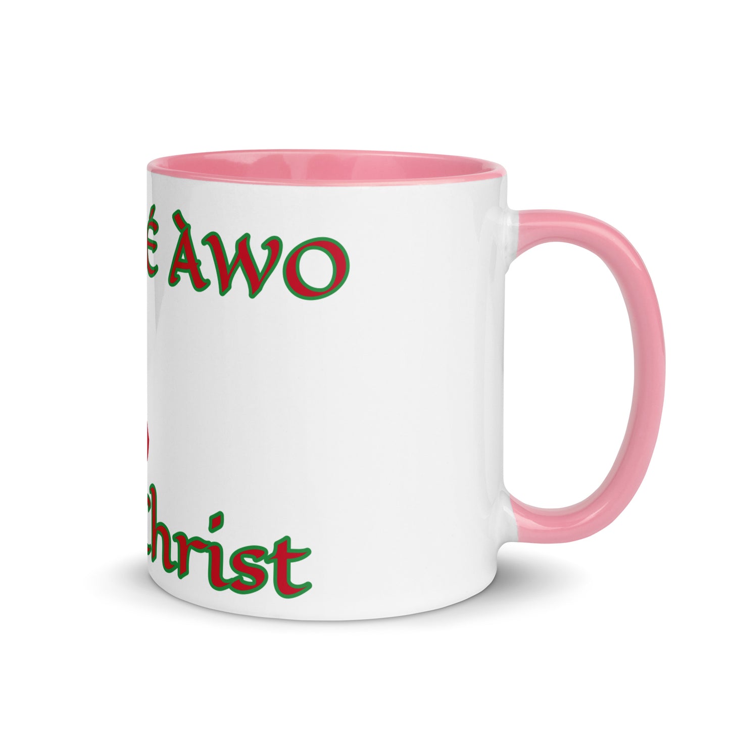 Egbe Jesus Christ 1 white Mug with Color Inside