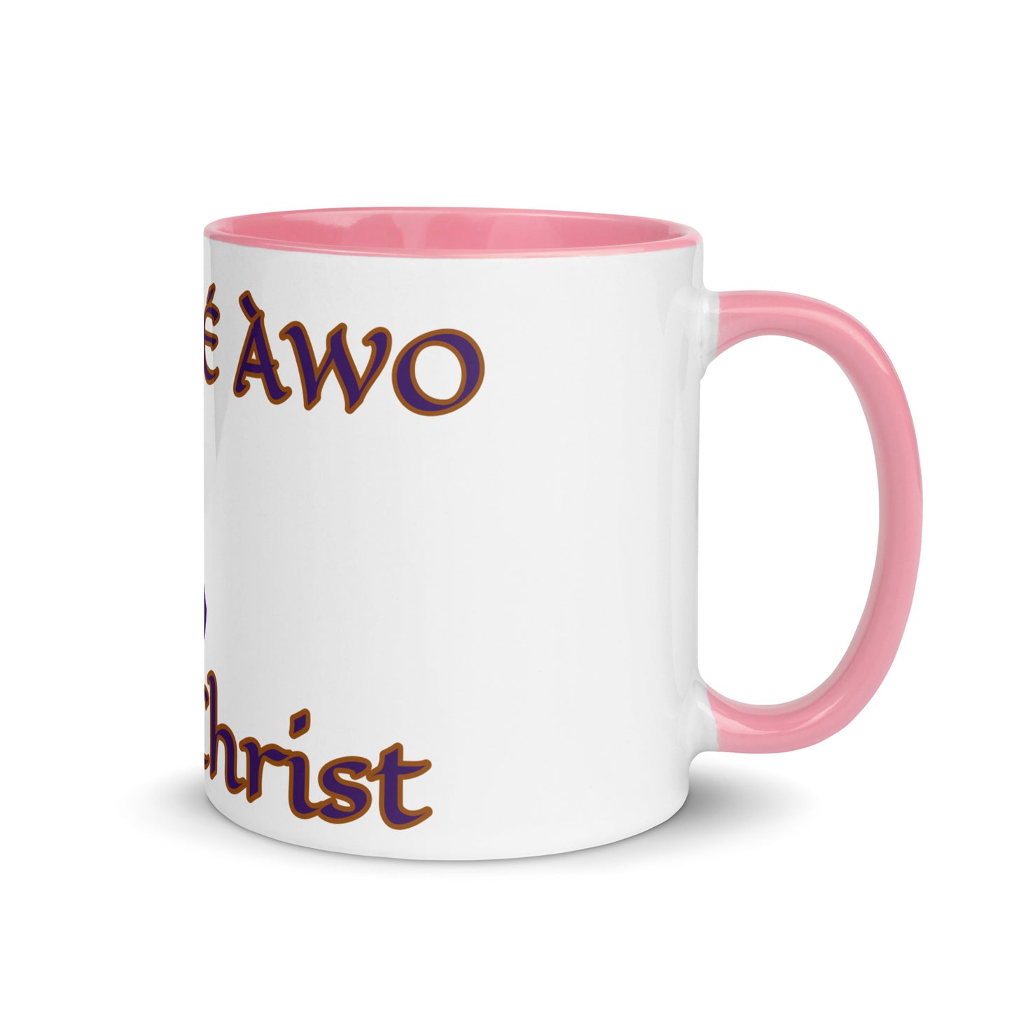 Egbe Jesus Christ 2 white Mug with Color Inside