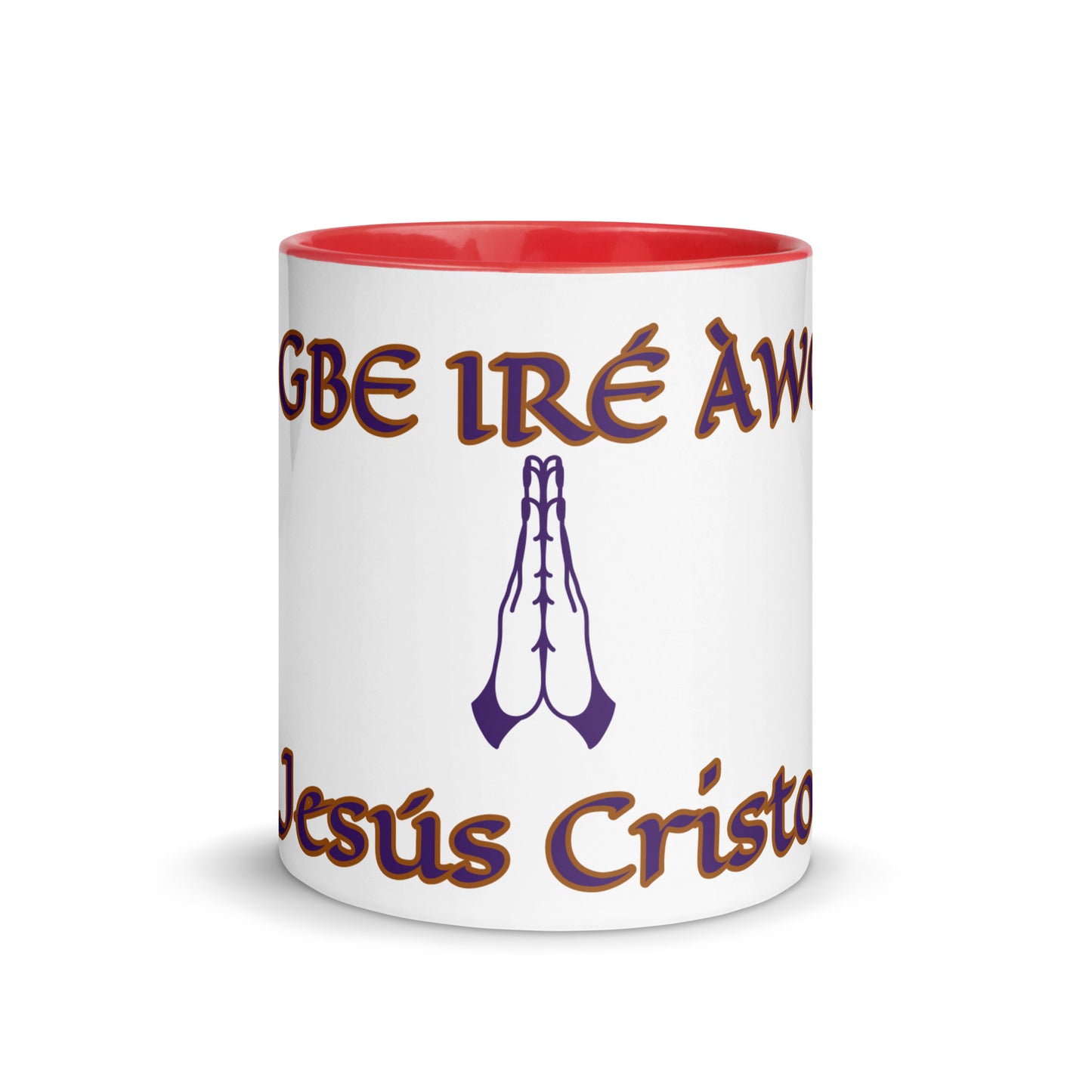 Egbe Jesús Cristo 2 White Mug with Color Inside