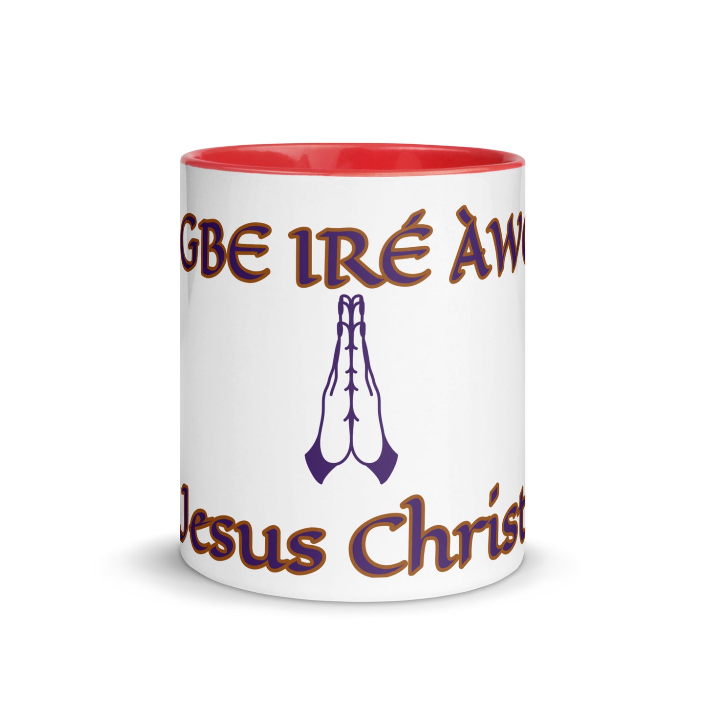 Egbe Jesus Christ 2 white Mug with Color Inside