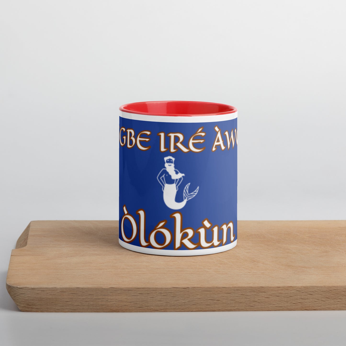 Egbe Olokun Mug with Color Inside