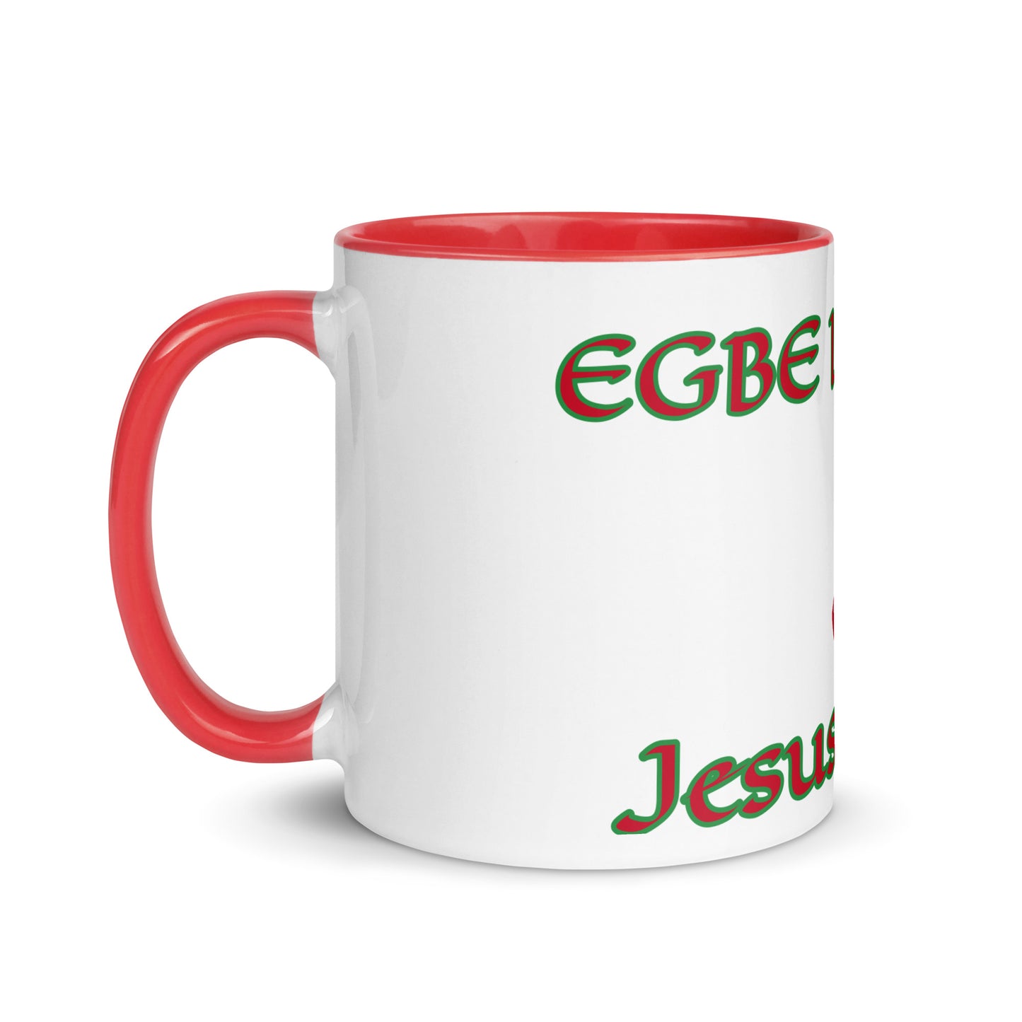 Egbe Jesus Christ 1 white Mug with Color Inside