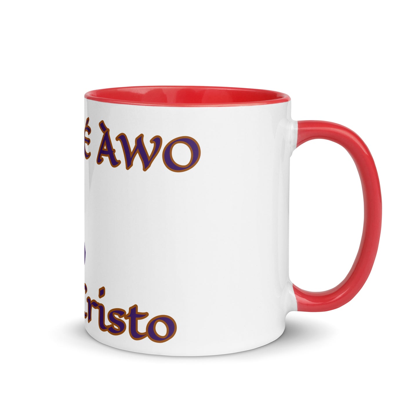 Egbe Jesús Cristo 2 White Mug with Color Inside