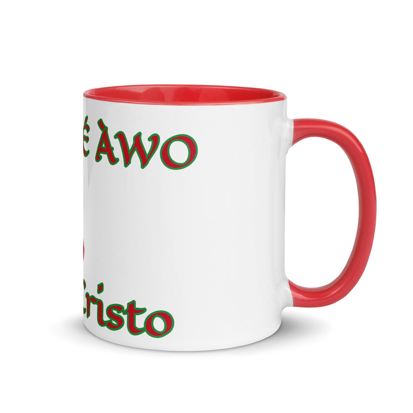 Egbe Jesús Cristo 1 White Mug with Color Inside