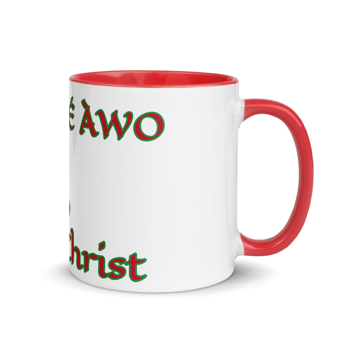 Egbe Jesus Christ 1 white Mug with Color Inside