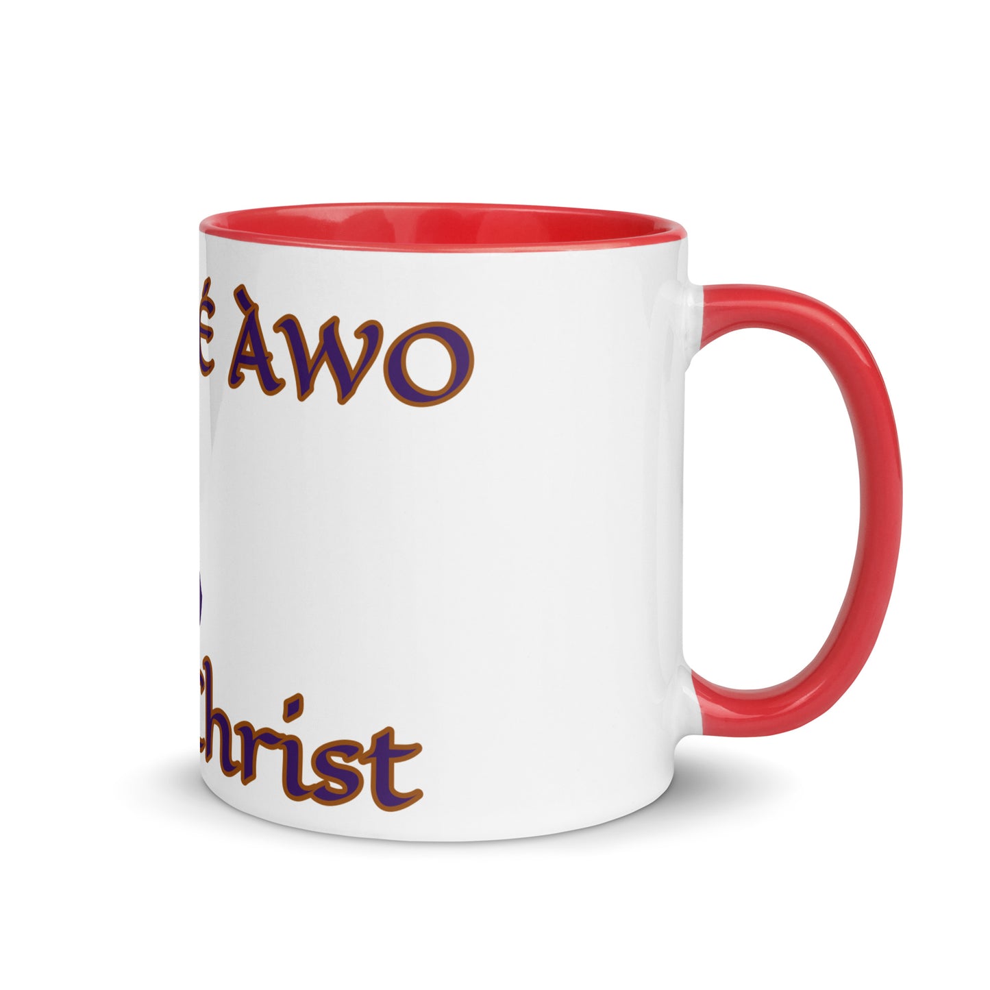 Egbe Jesus Christ 2 white Mug with Color Inside