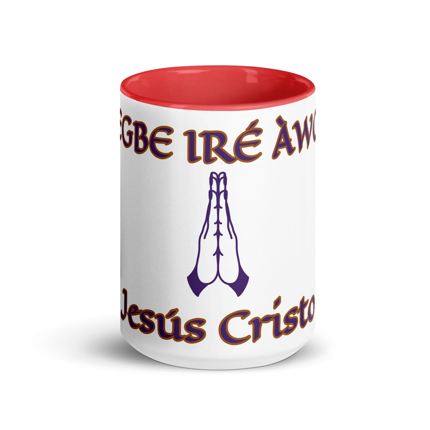 Egbe Jesús Cristo 2 White Mug with Color Inside