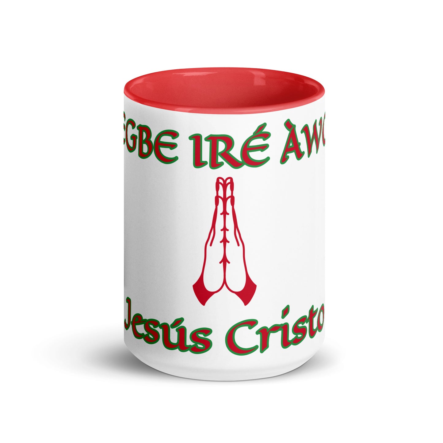 Egbe Jesús Cristo 1 White Mug with Color Inside