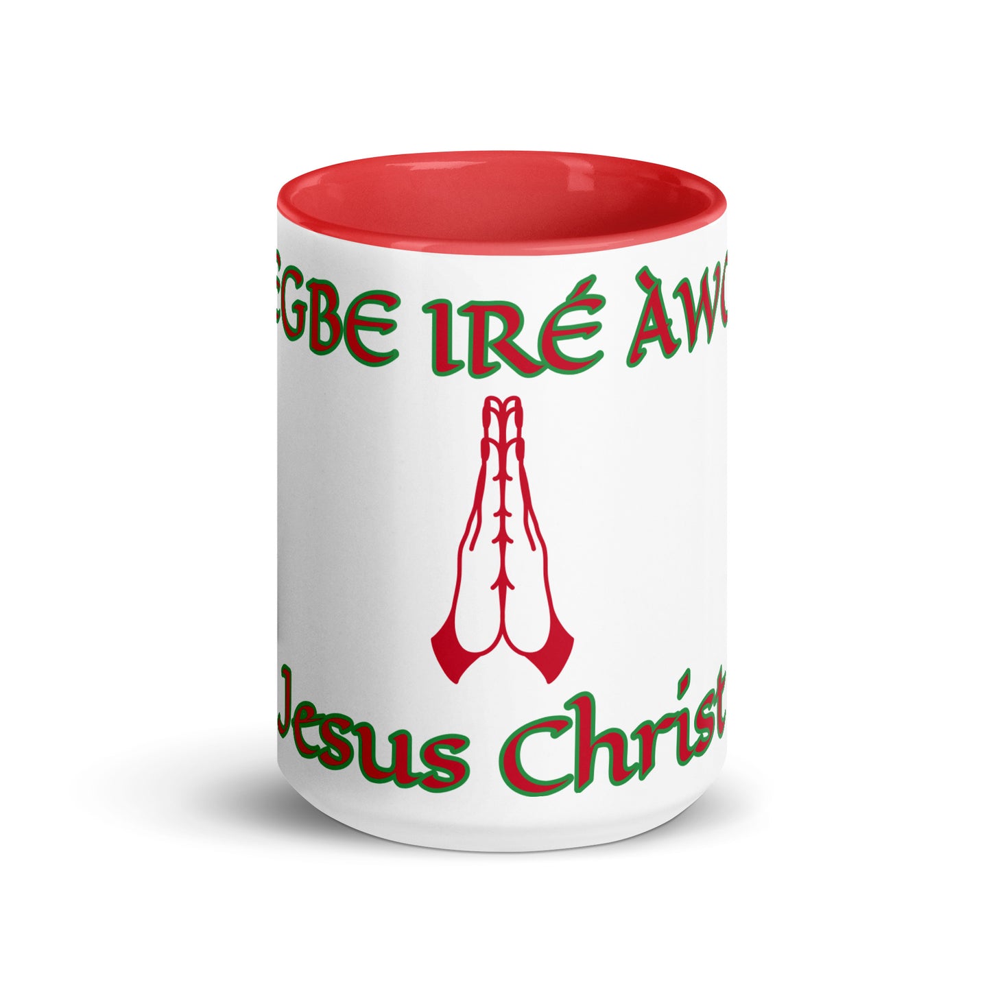 Egbe Jesus Christ 1 white Mug with Color Inside