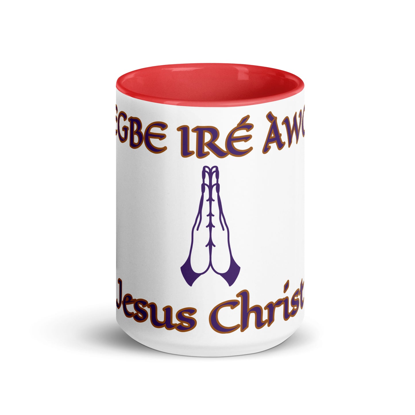 Egbe Jesus Christ 2 white Mug with Color Inside