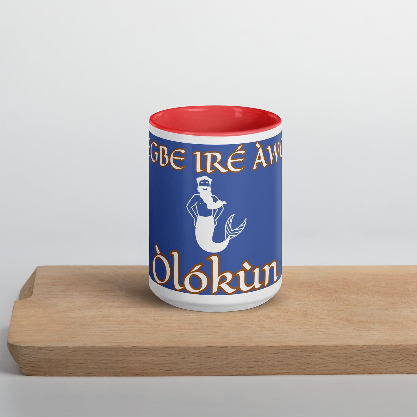 Egbe Olokun Mug with Color Inside