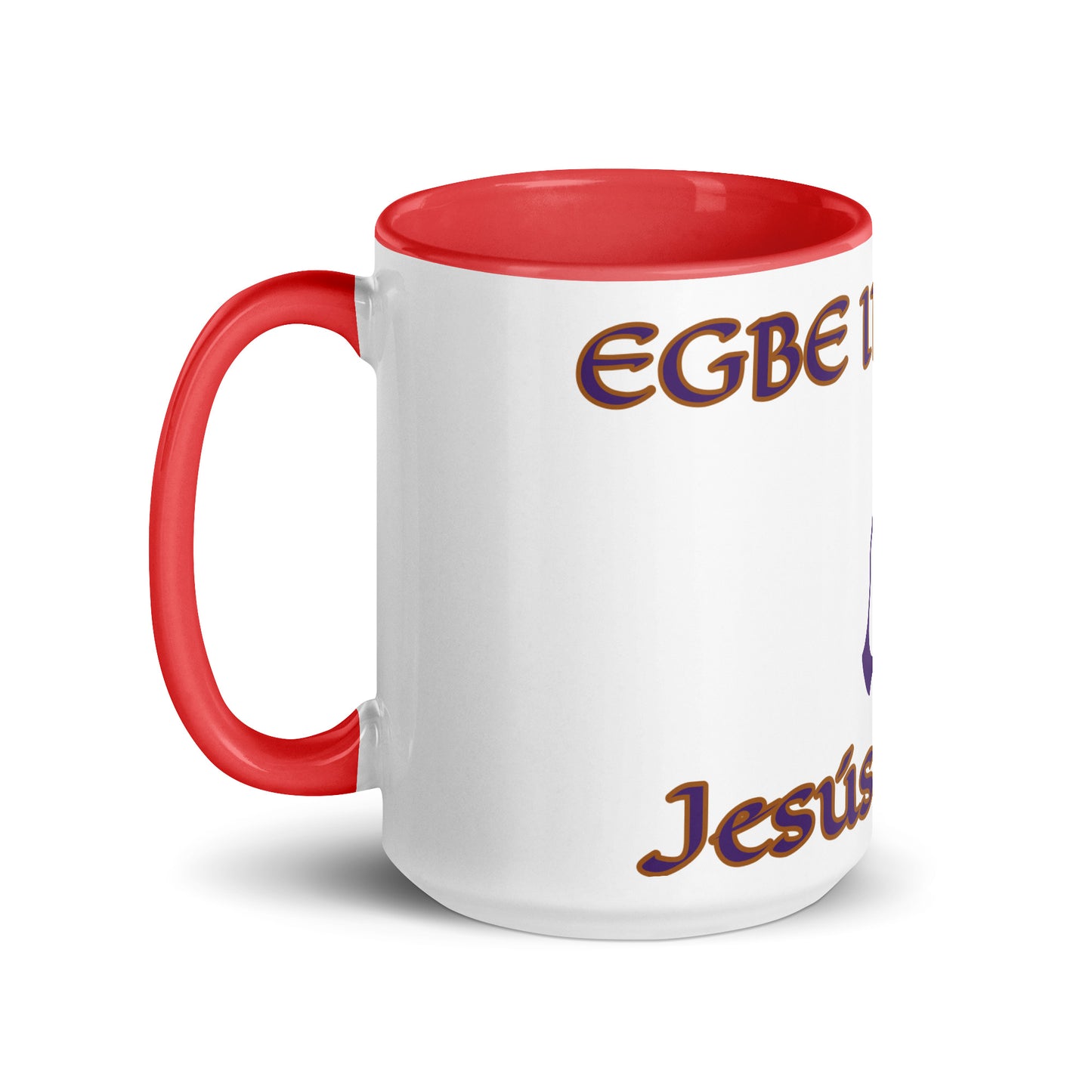 Egbe Jesús Cristo 2 White Mug with Color Inside