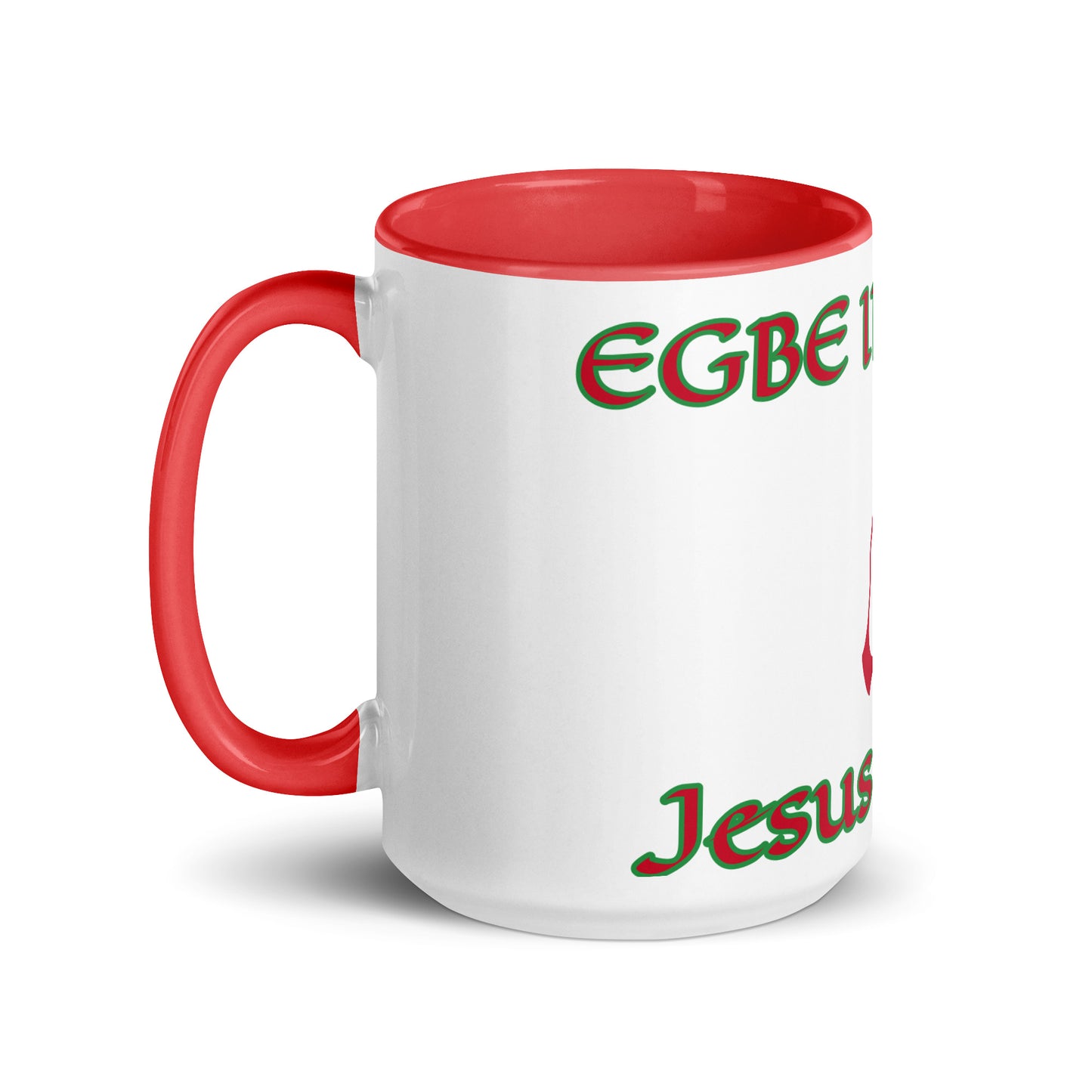 Egbe Jesus Christ 1 white Mug with Color Inside