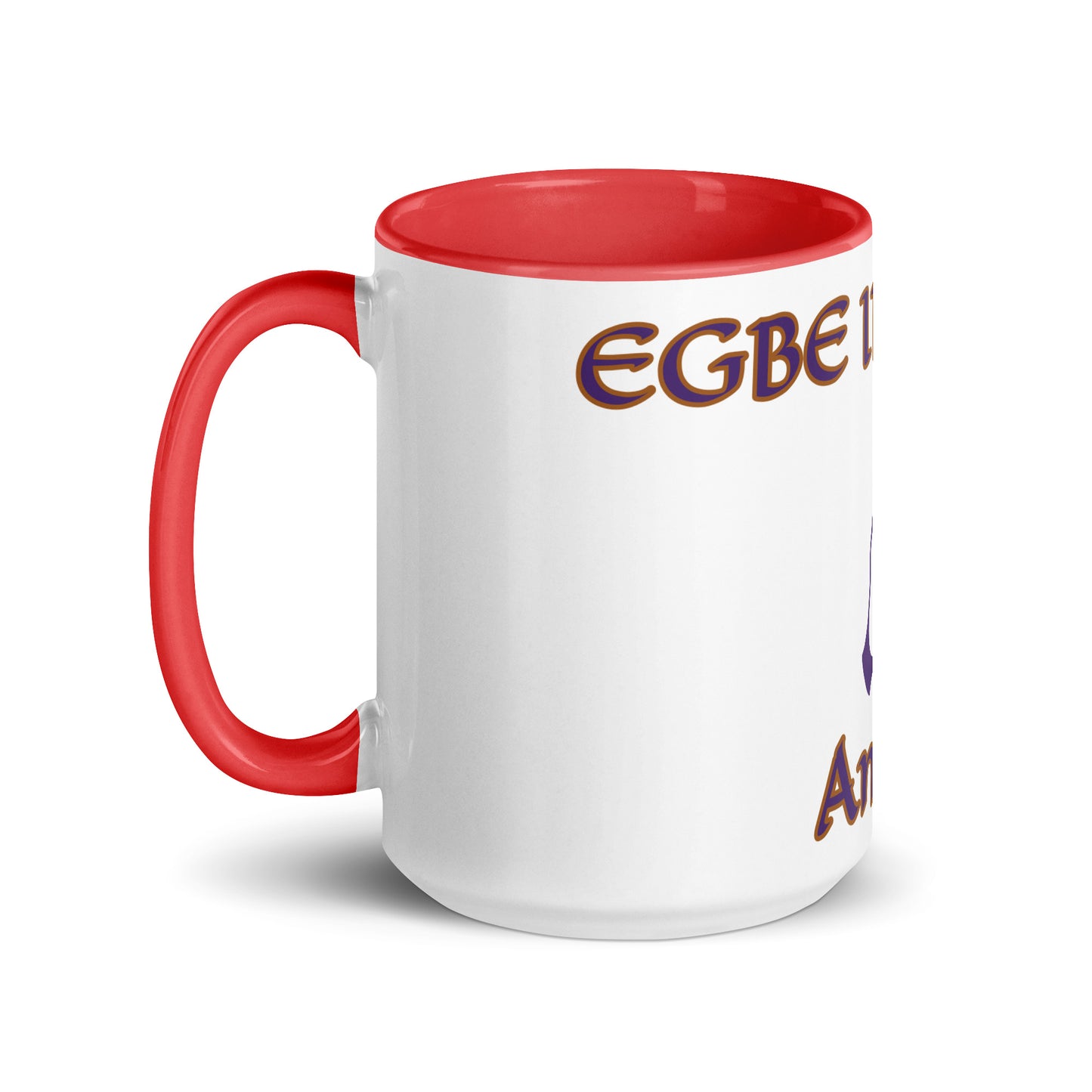 Egbe Amén 2 white Mug with Color Inside