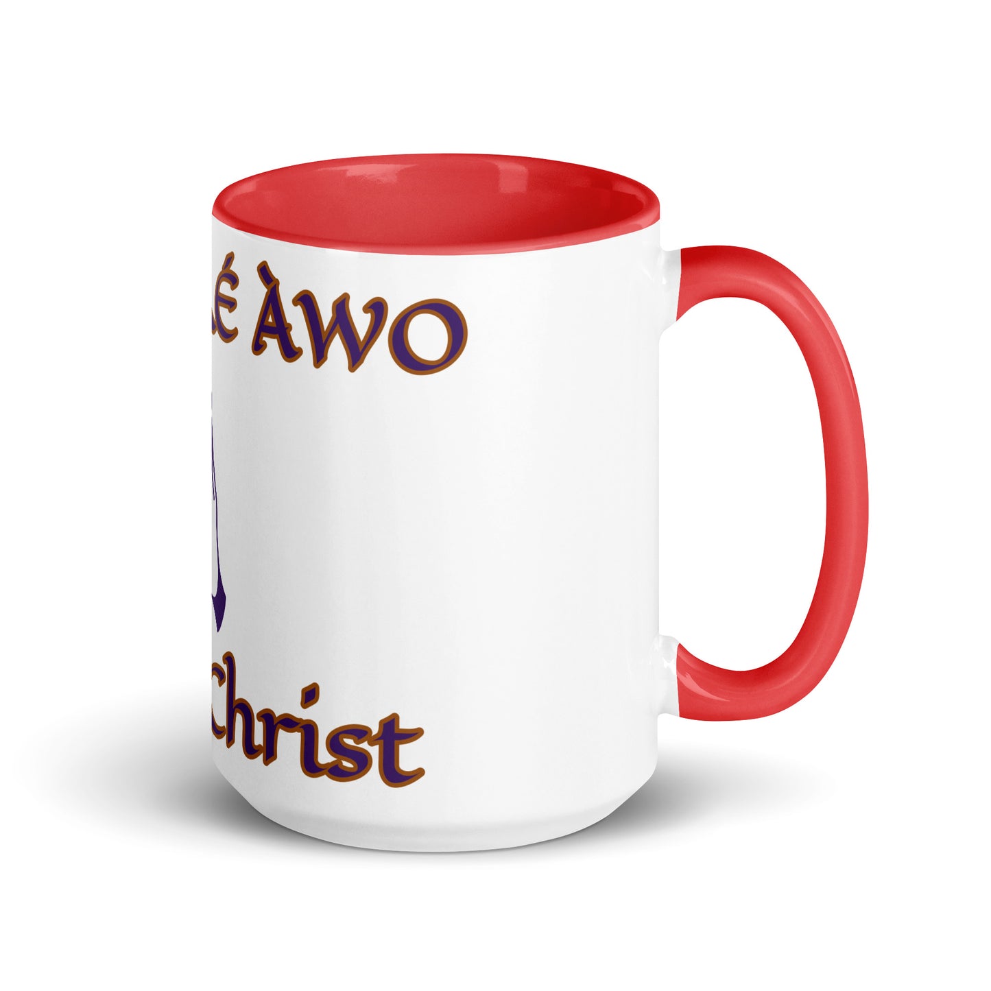 Egbe Jesus Christ 2 white Mug with Color Inside