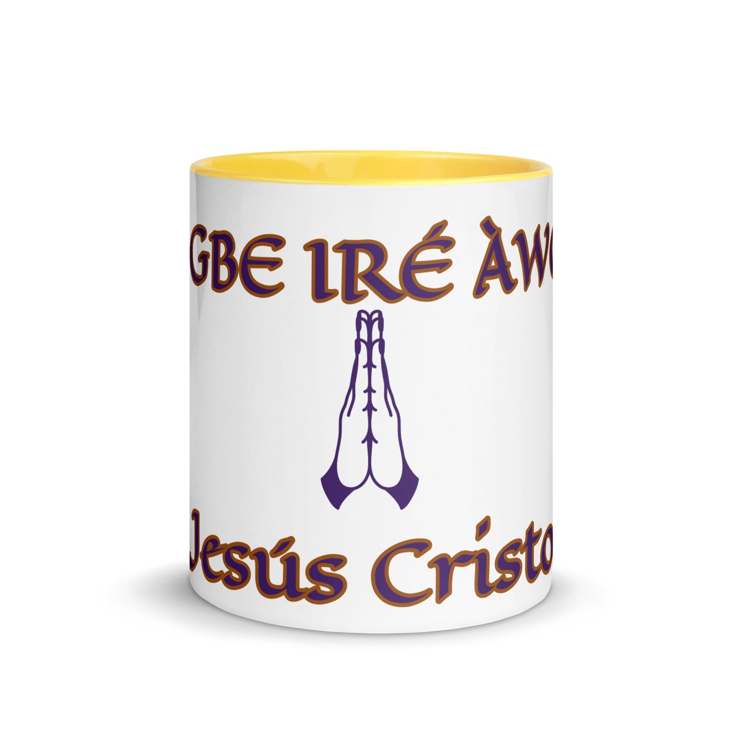 Egbe Jesús Cristo 2 White Mug with Color Inside