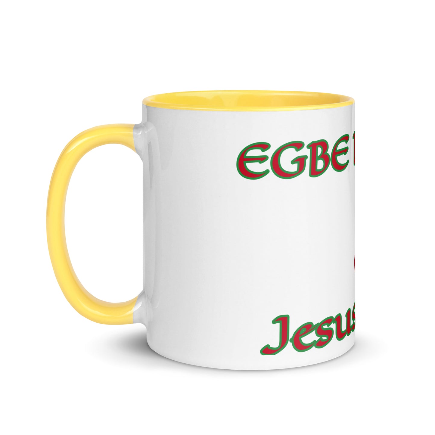 Egbe Jesus Christ 1 white Mug with Color Inside