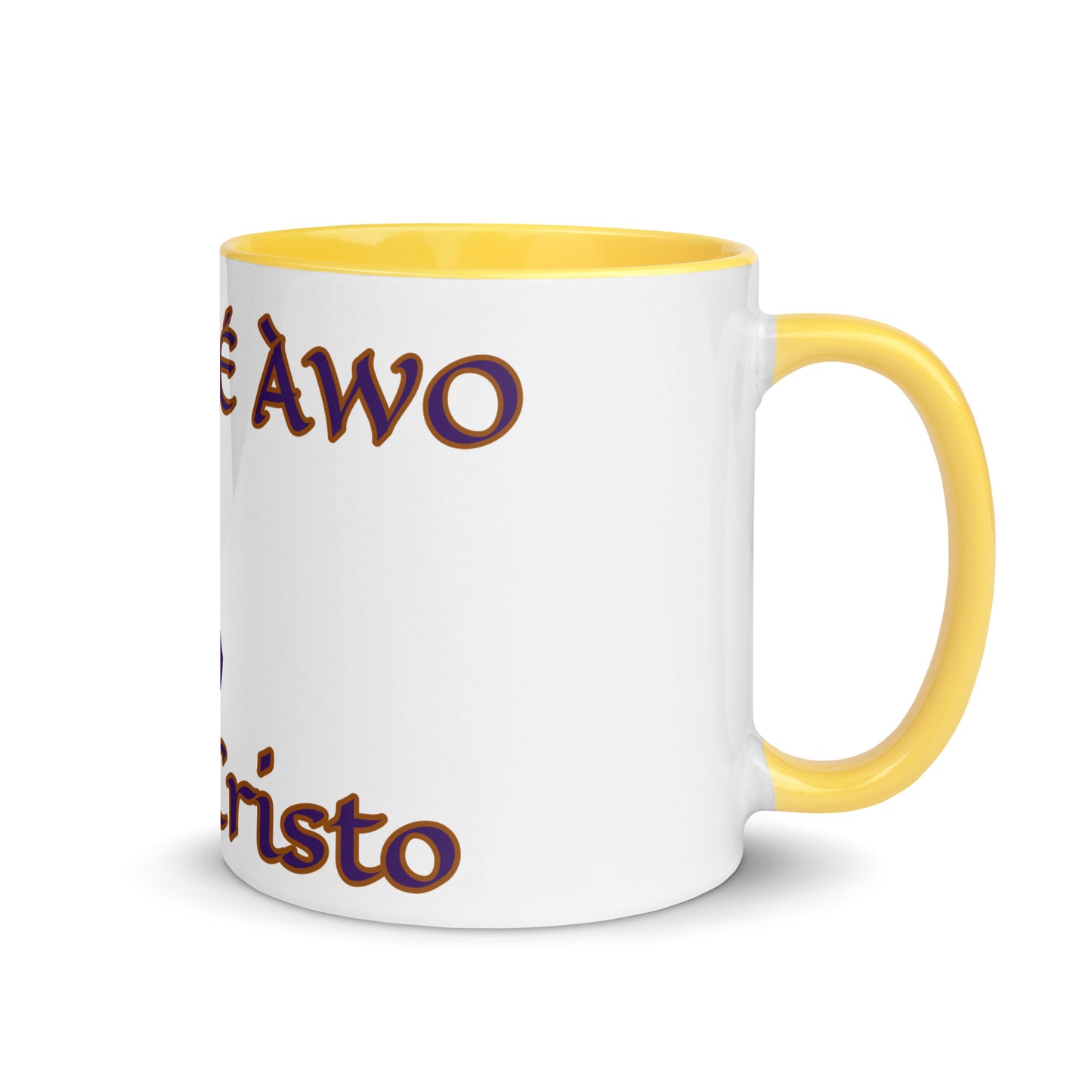 Egbe Jesús Cristo 2 White Mug with Color Inside