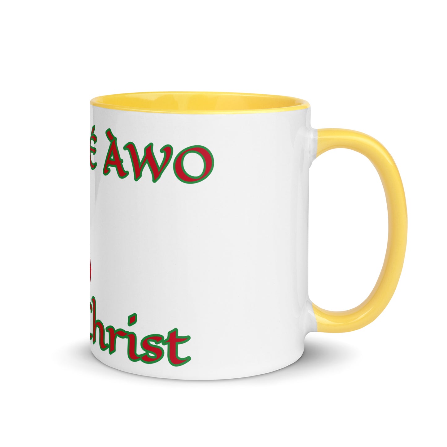 Egbe Jesus Christ 1 white Mug with Color Inside