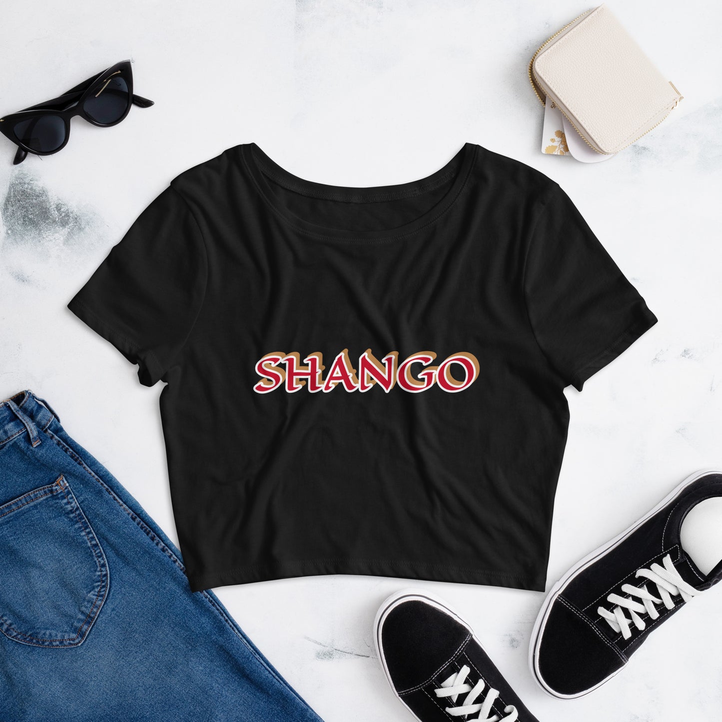 Shango 1 Lucumi Women’s Crop Tee