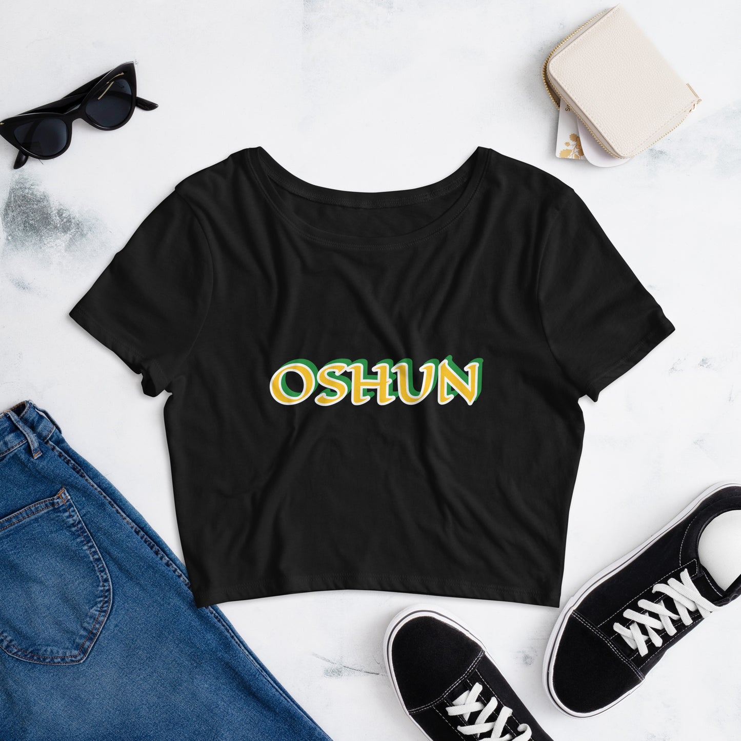 Oshun Lucumi Reverse Women’s Crop Tee