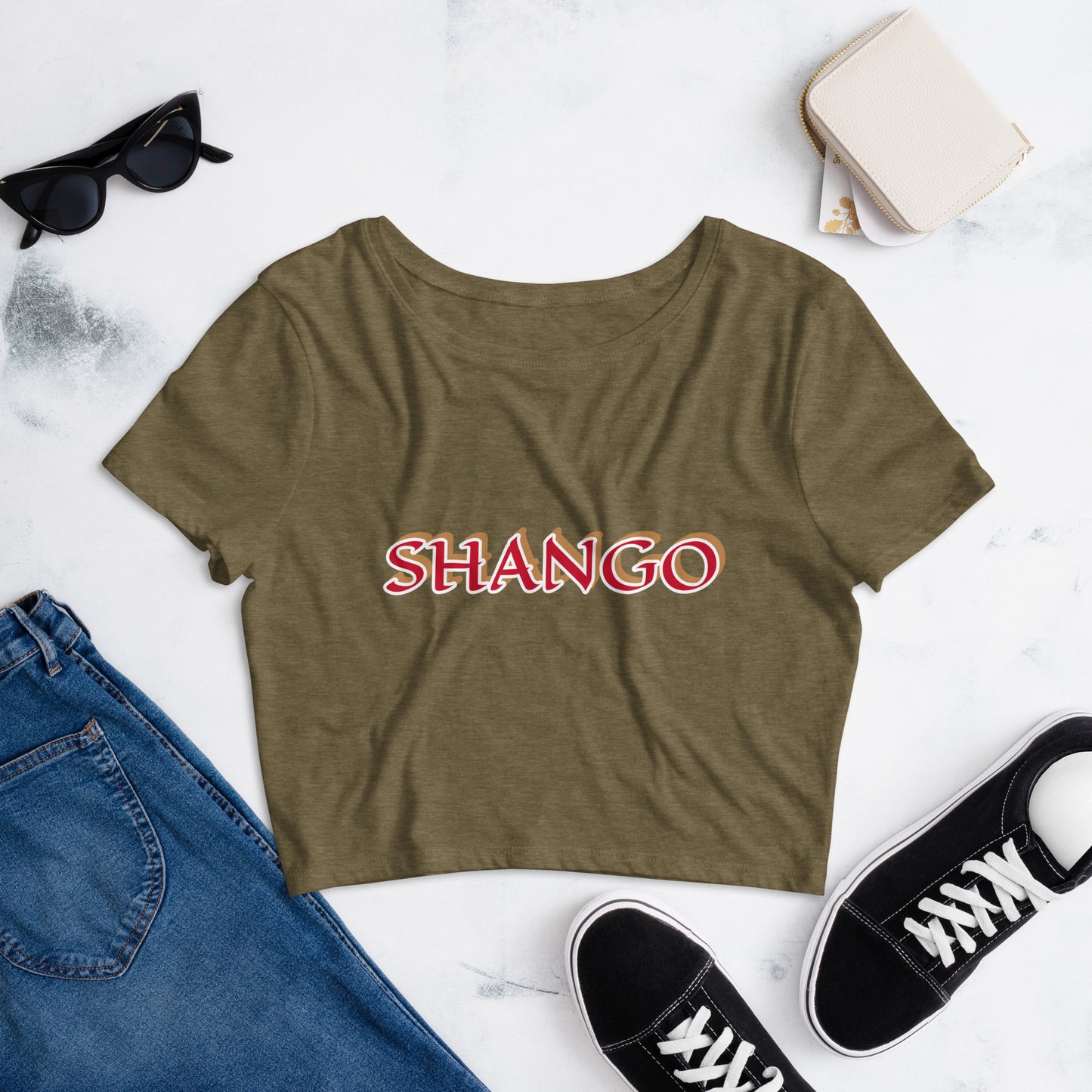 Shango 1 Lucumi Women’s Crop Tee