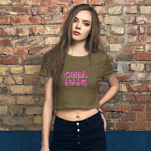 OBBA Nani 1 Women’s Crop Tee